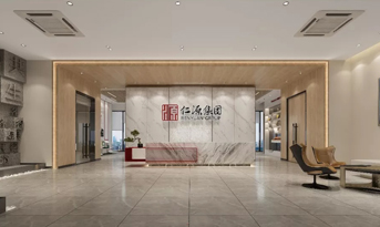生物科技公司辦公室裝修效果圖，現(xiàn)代簡(jiǎn)約的科學(xué)養(yǎng)生
