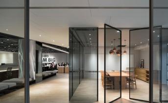 辦公室裝修設計，裝修效果圖：連結(jié)上生活溫度的Office Living